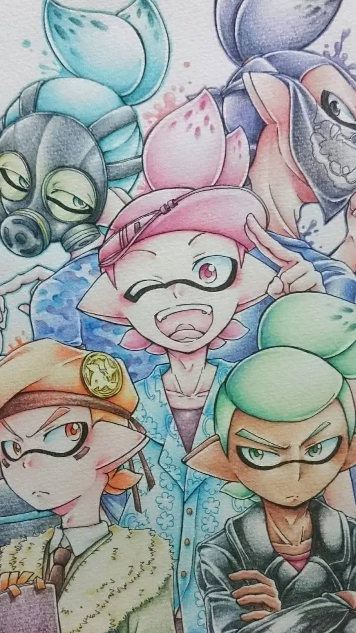 ai character: S4 splatoon background