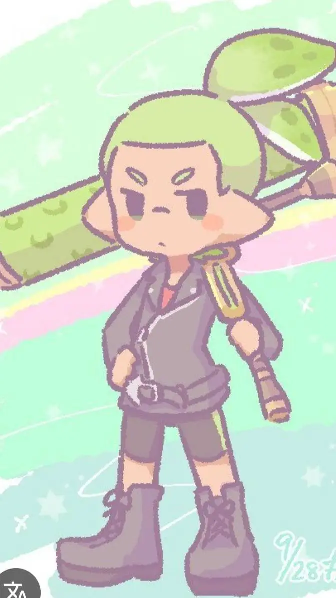 ai character: rider(splatoon) background