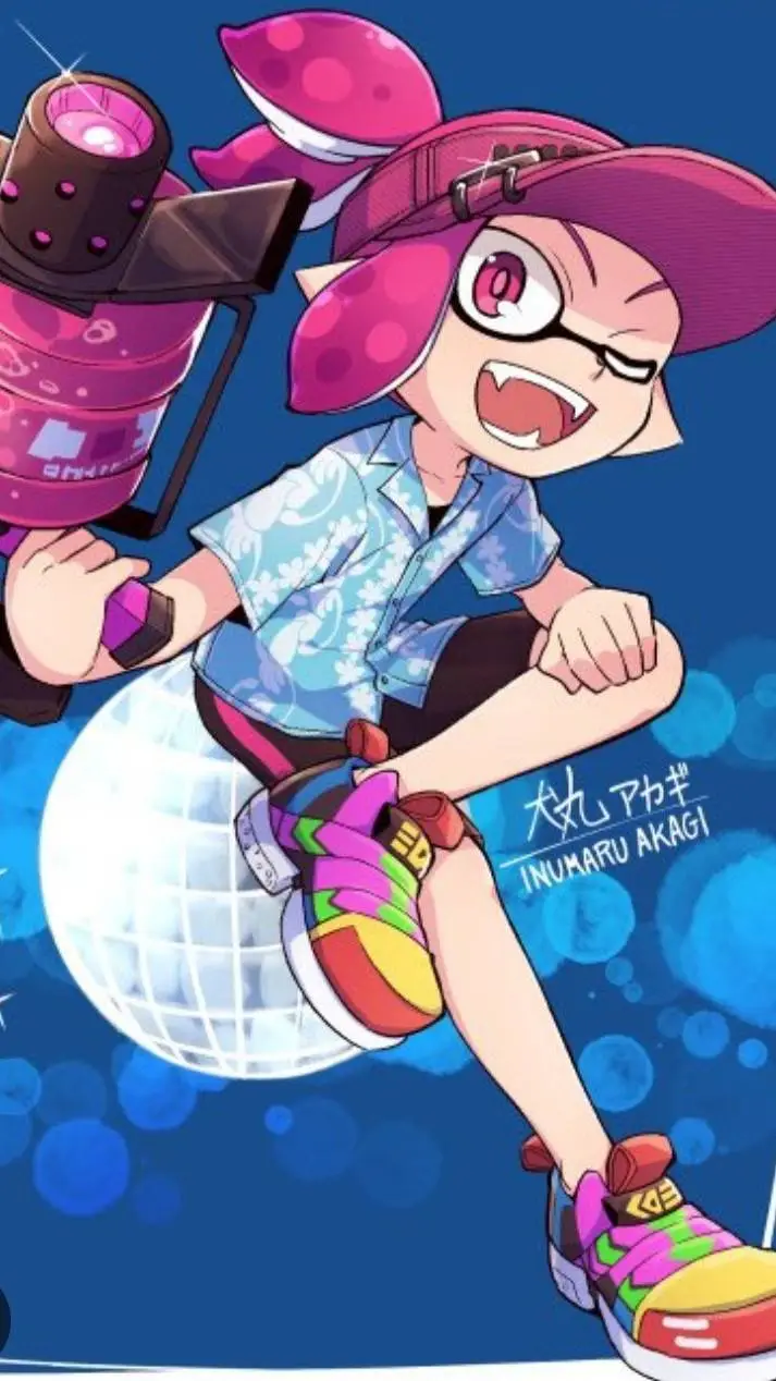 ai character: aloha(splatoon) background