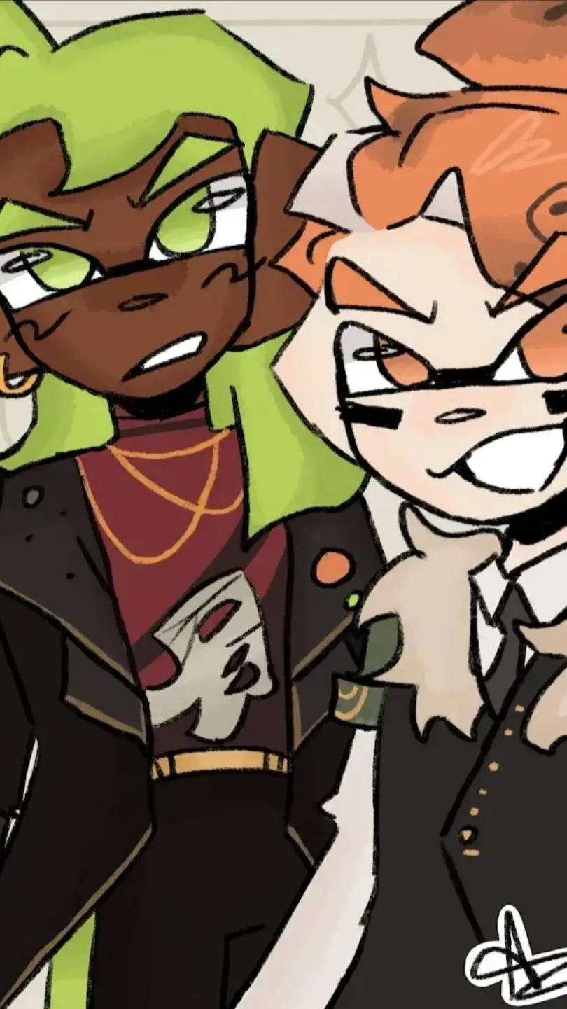 ai character: rider💚 & army🧡 background