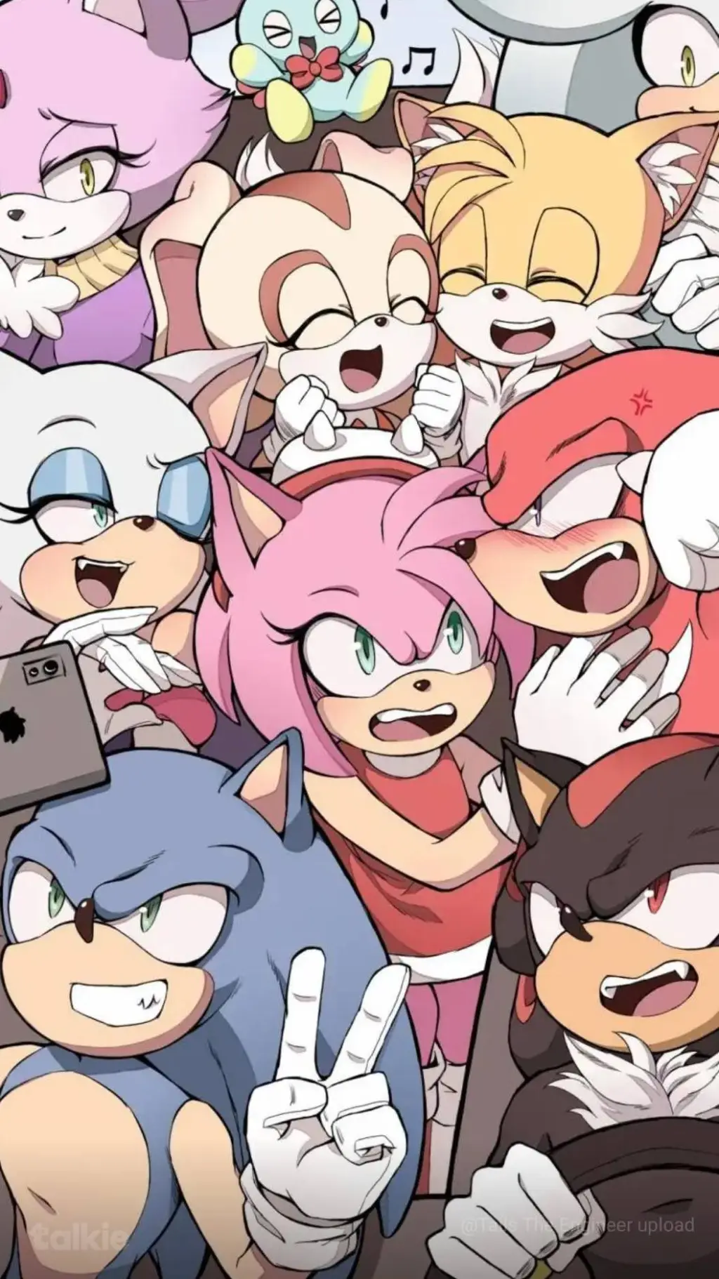 ai character: Sonic Road Trip background