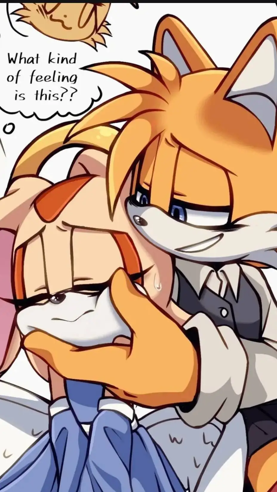 ai character: Tails x cream  background