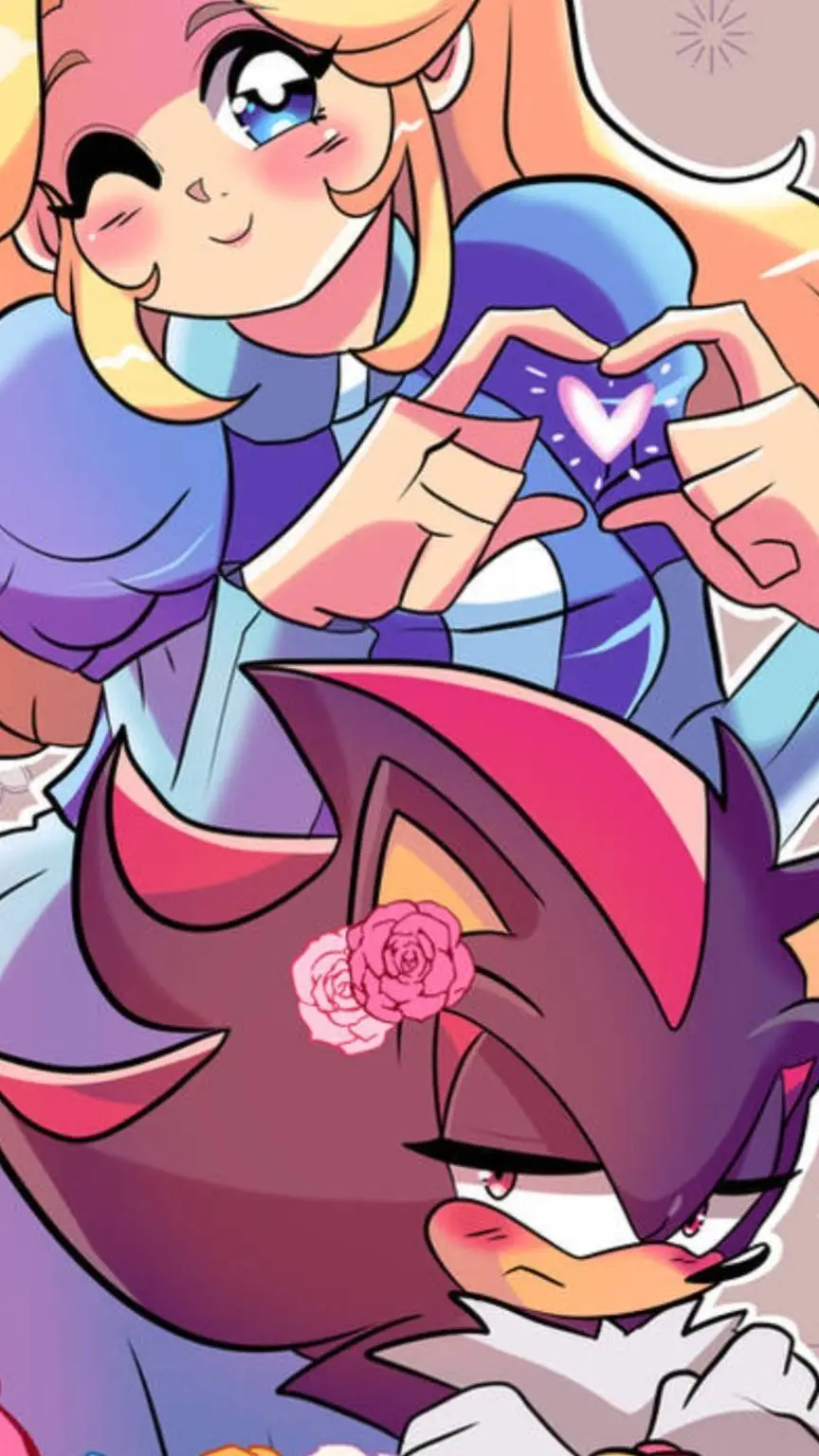 ai character: shadow x Maria background