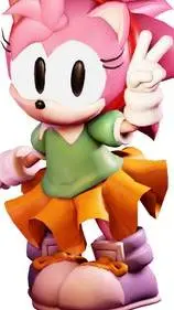 ai character: amy rose  background