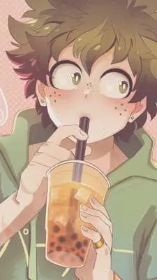 ai character: Deku  background