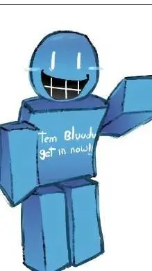 ai character: bluedude background