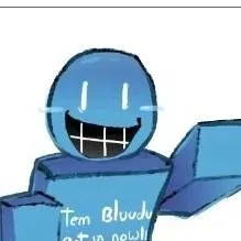 chat with ai character: bluedude