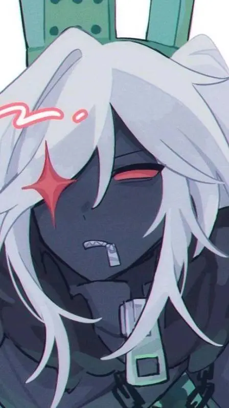 ai character: 1x4 :>:3 background