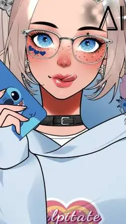 ai character: gigis lil sis dw background