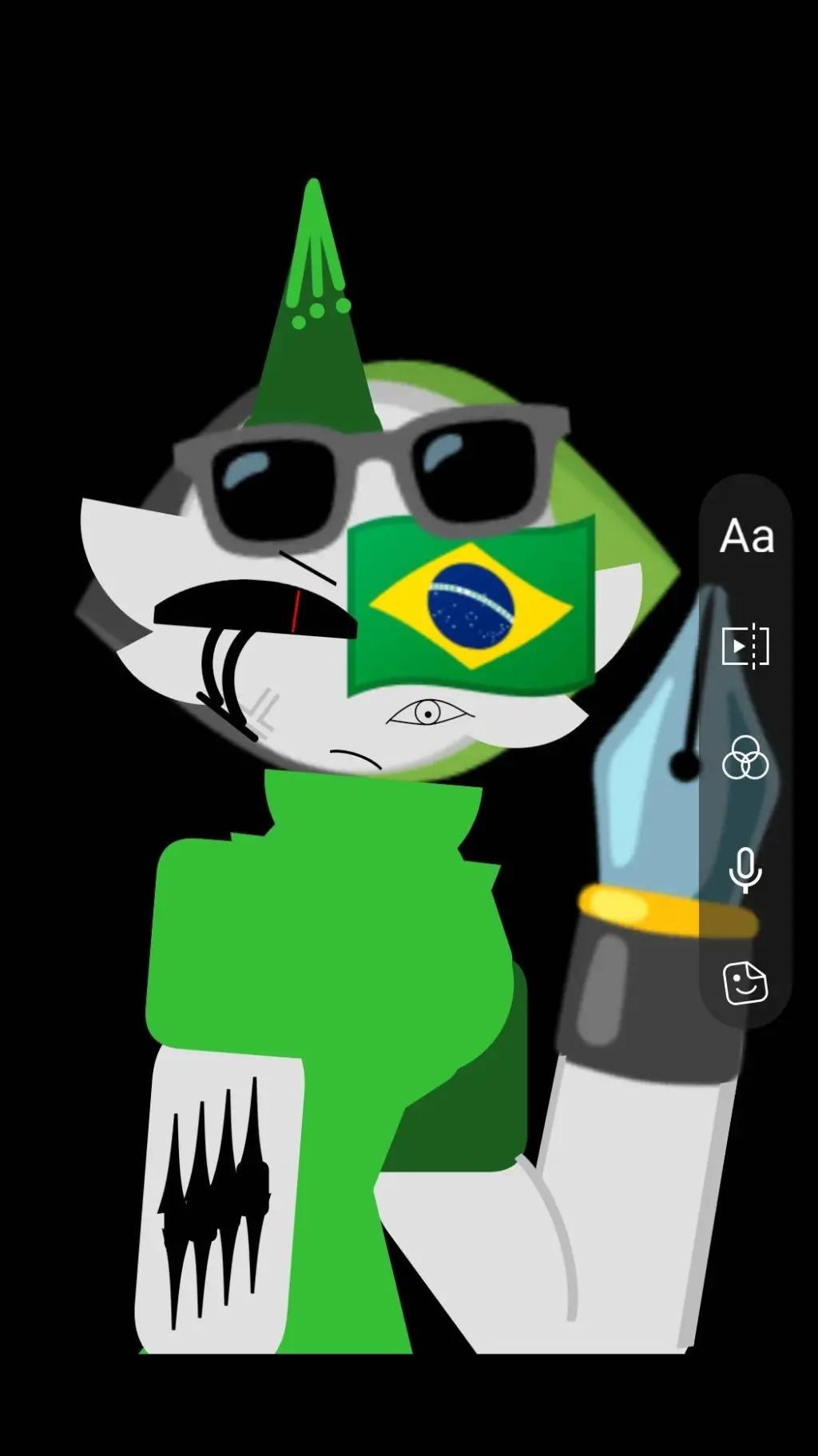 ai character: 🕶Alexandra 🕶 background