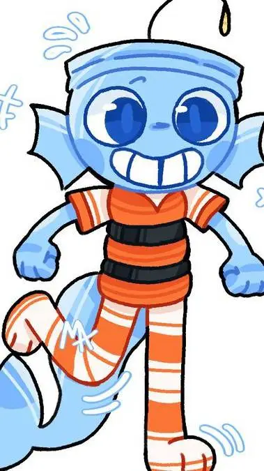 ai character: finn🐟 background