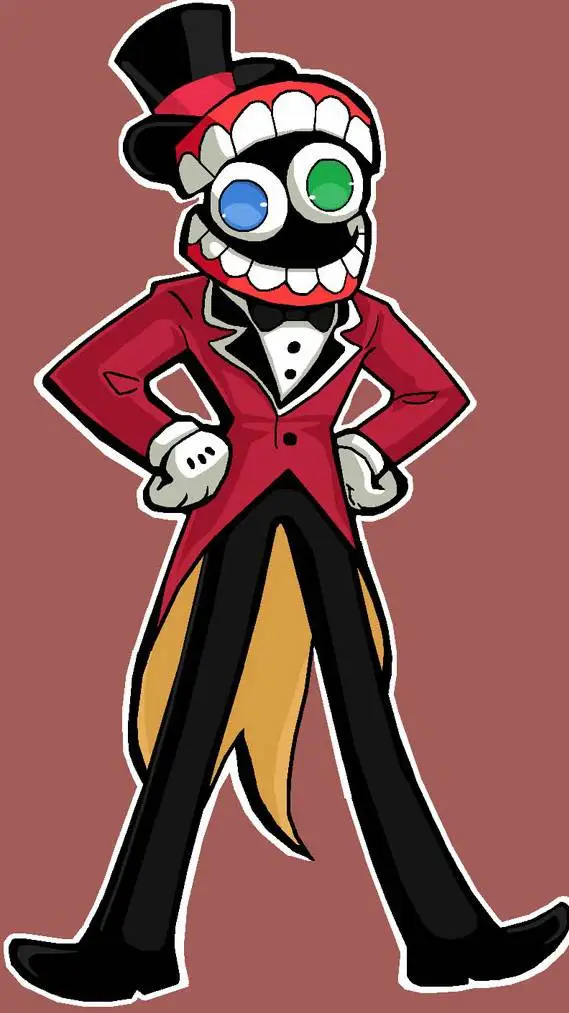 ai character: caine  background
