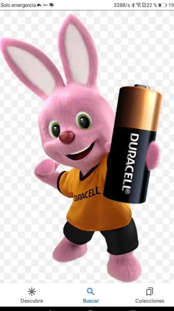 ai character: Duracell bunny  background