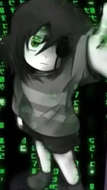 ai character: H!Frisk background