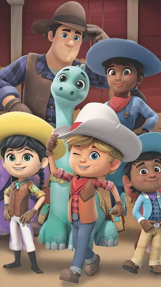 ai character: Dino Ranch background