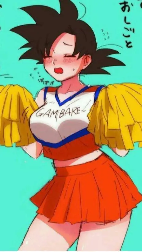 ai character: Female Goku background