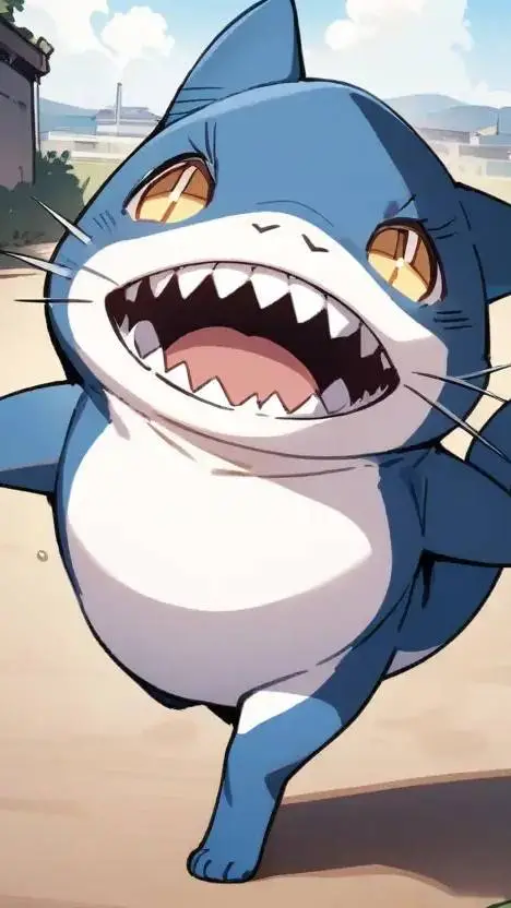 ai character: sharky  background