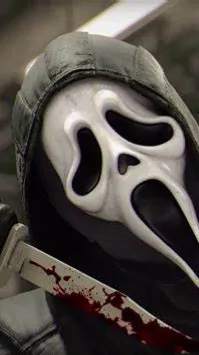 ai character: Ghostface ￼ background