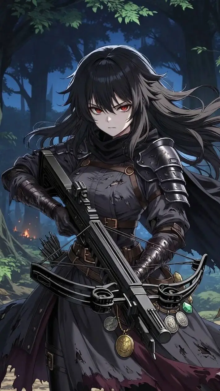 ai character: Vesper Raven  background