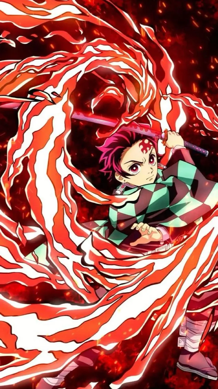 ai character: Tanjiro Kamado background