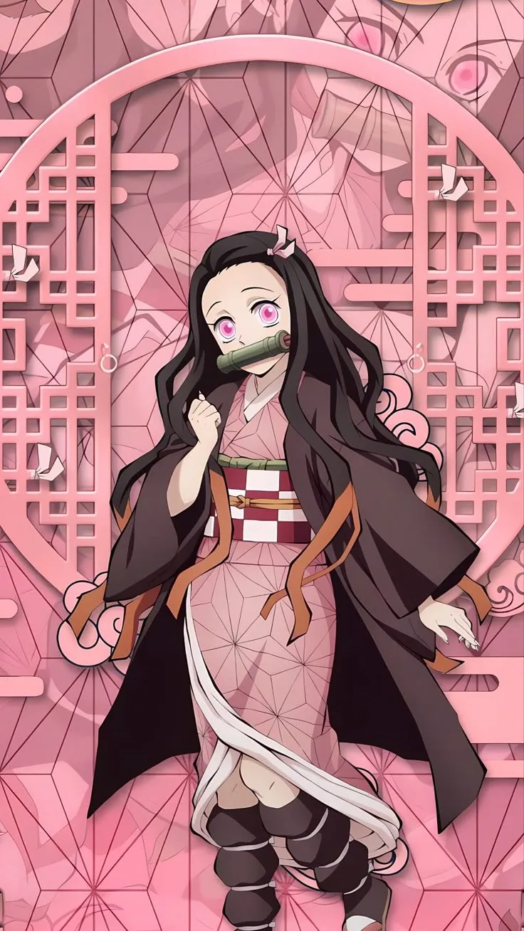ai character: Nezuko Kamado background