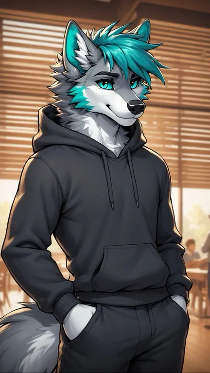 ai character: Silver🩶 background