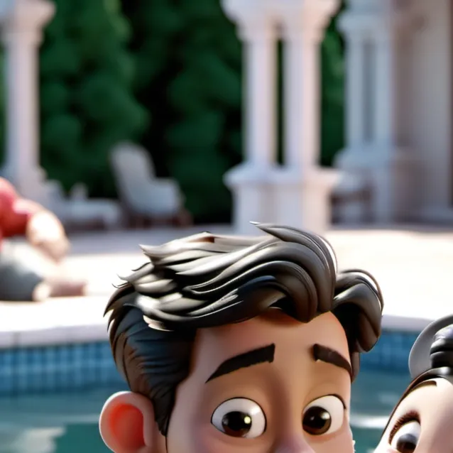 chat with ai character: MHA Pool party 