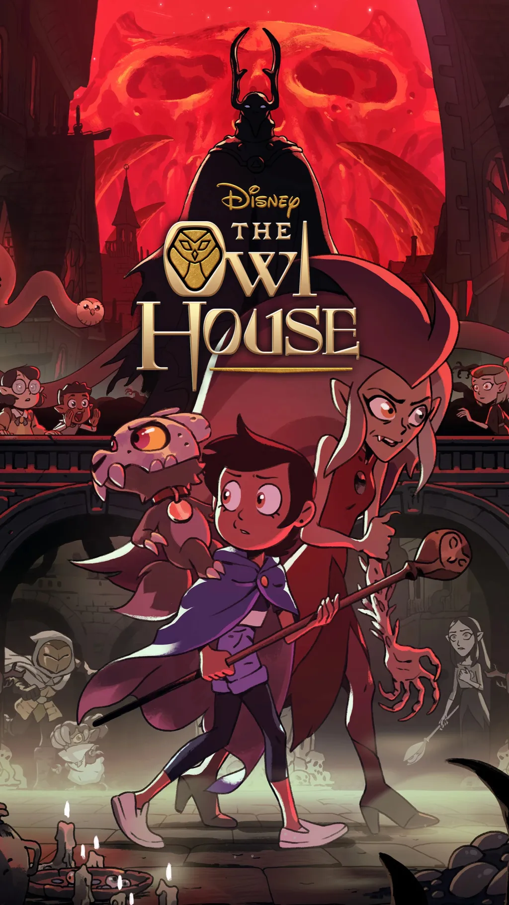 ai character: THE OWL HOUSE  background