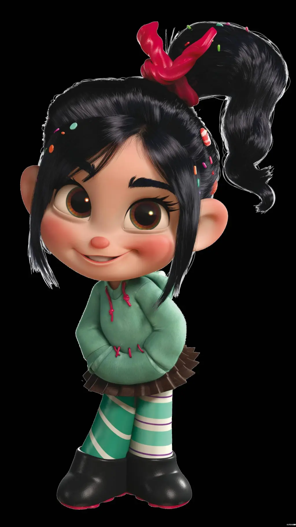 ai character: vanellope te ama background