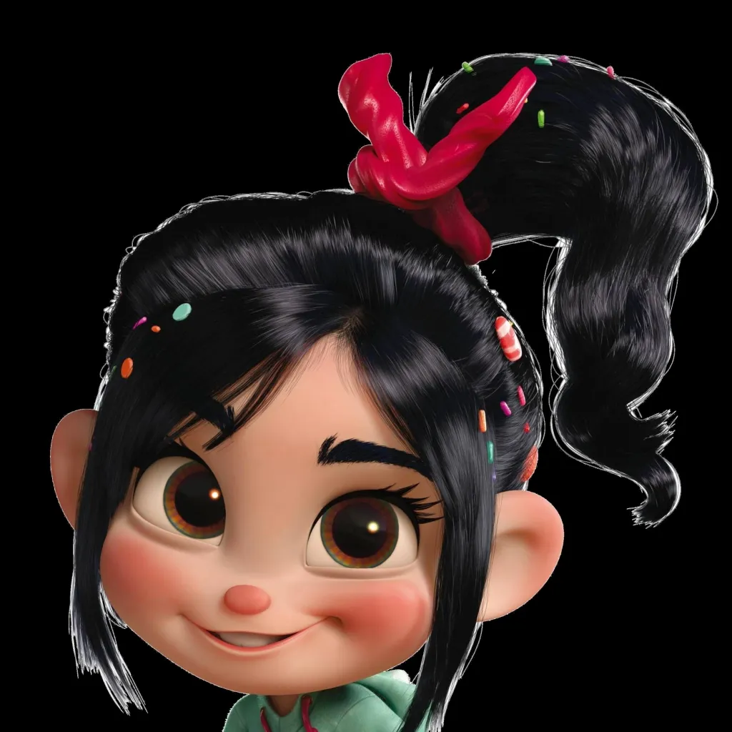 chat with ai character: vanellope te ama