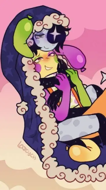 ai character: LooeyxAstro background