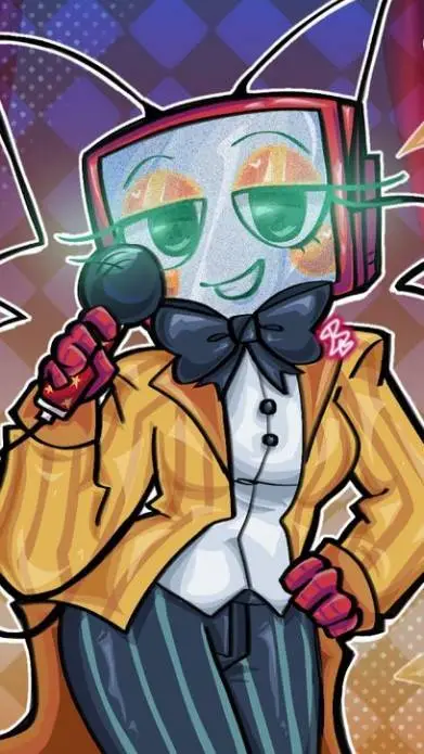 ai character: Dandys world background