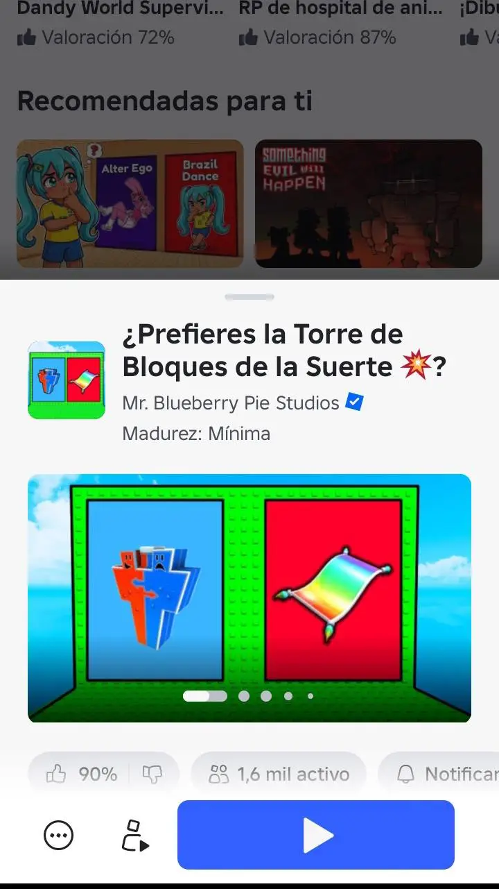 ai character: torre de bloques background