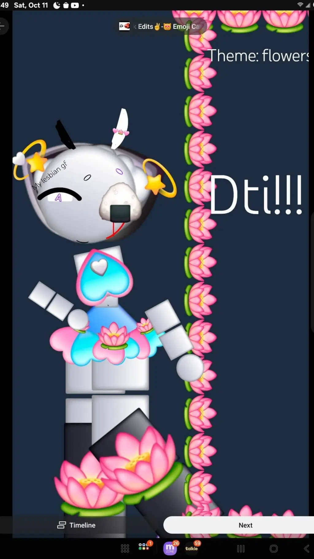 ai character: Love(my gf) background