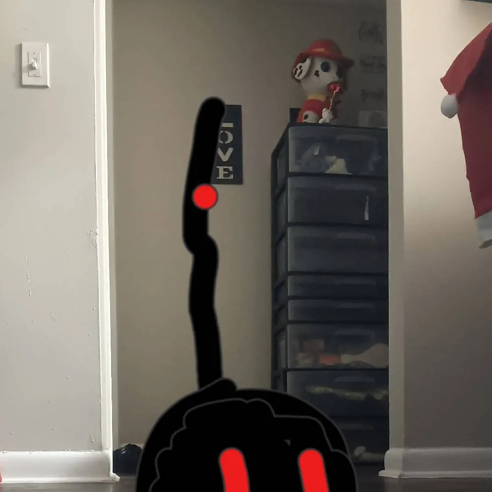 chat with ai character: the black stick