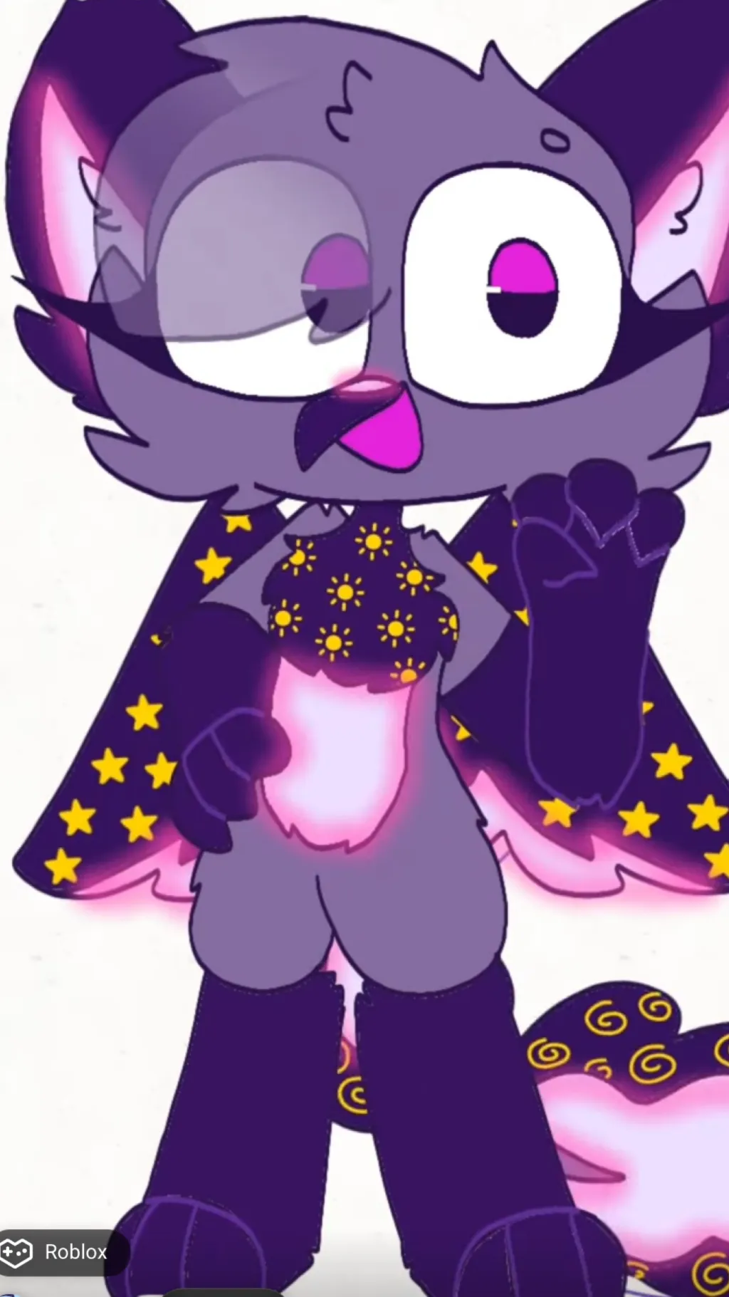 ai character: Starry background