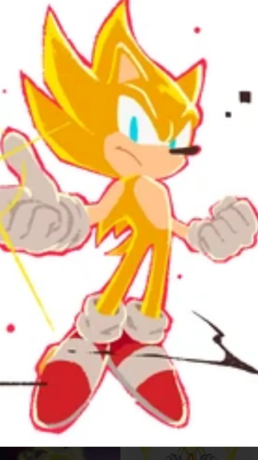 ai character: Super Sonic 2 background