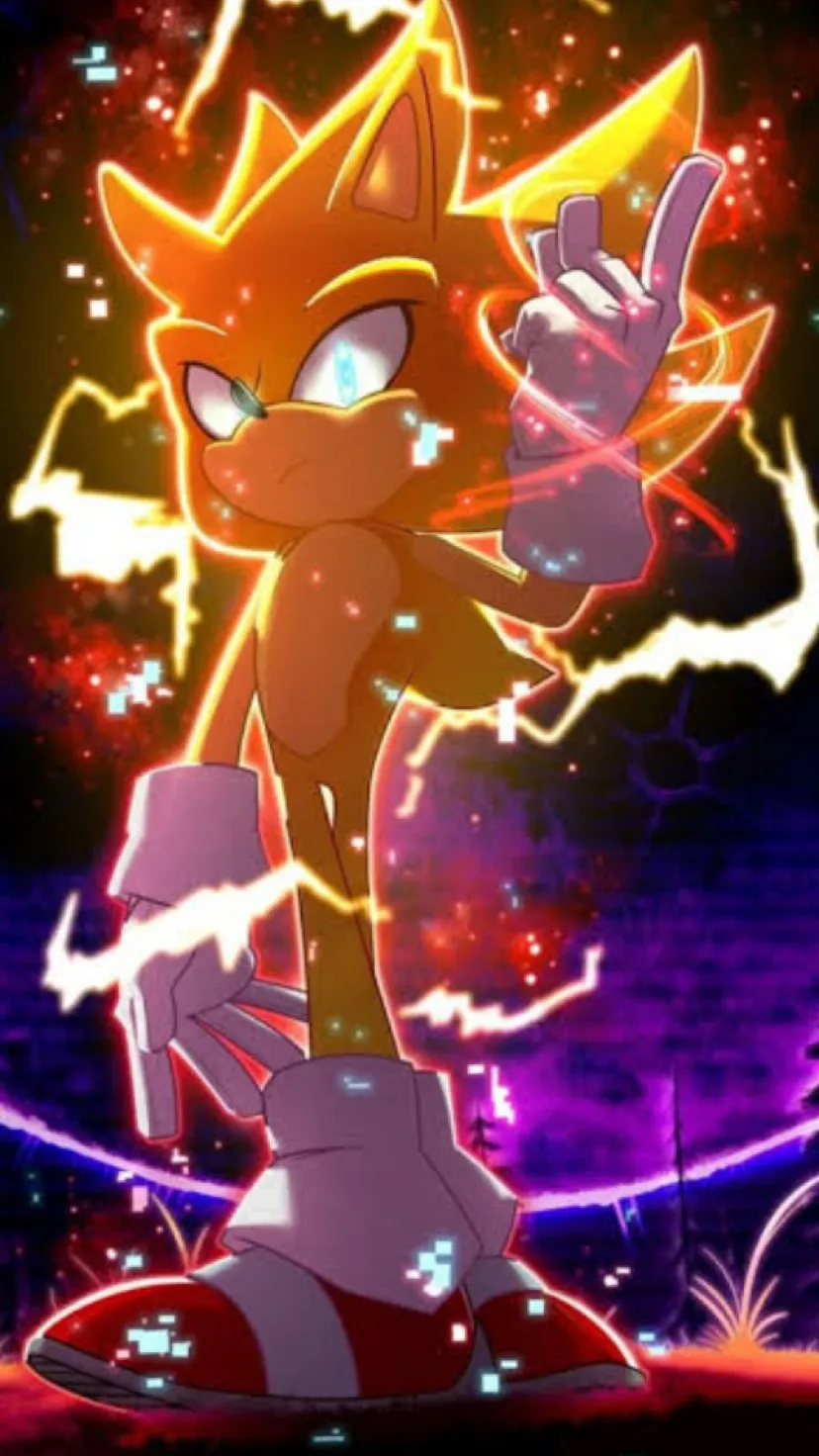 ai character: Super Sonic 2  background