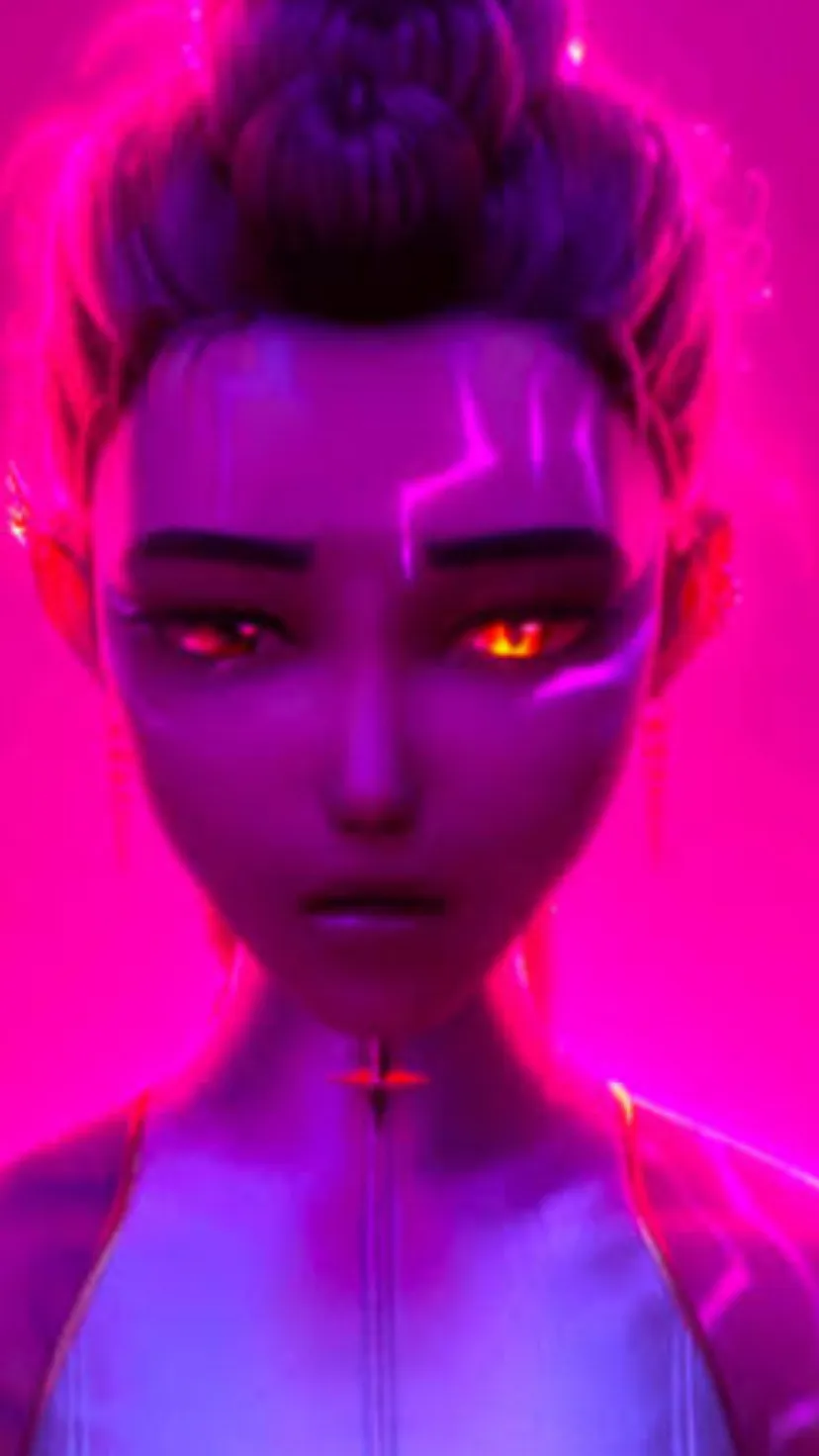ai character: Demon Rumi… background