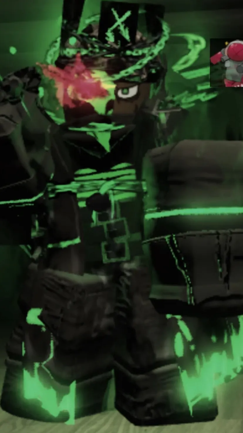 ai character: Hacklord 1x1x1x1  background