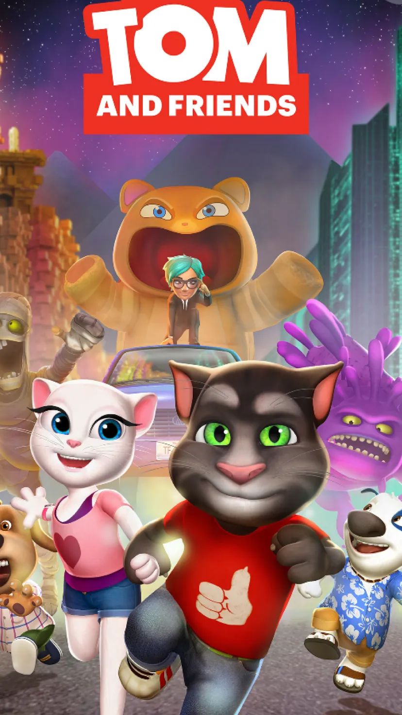 ai character: Talking Tom! background