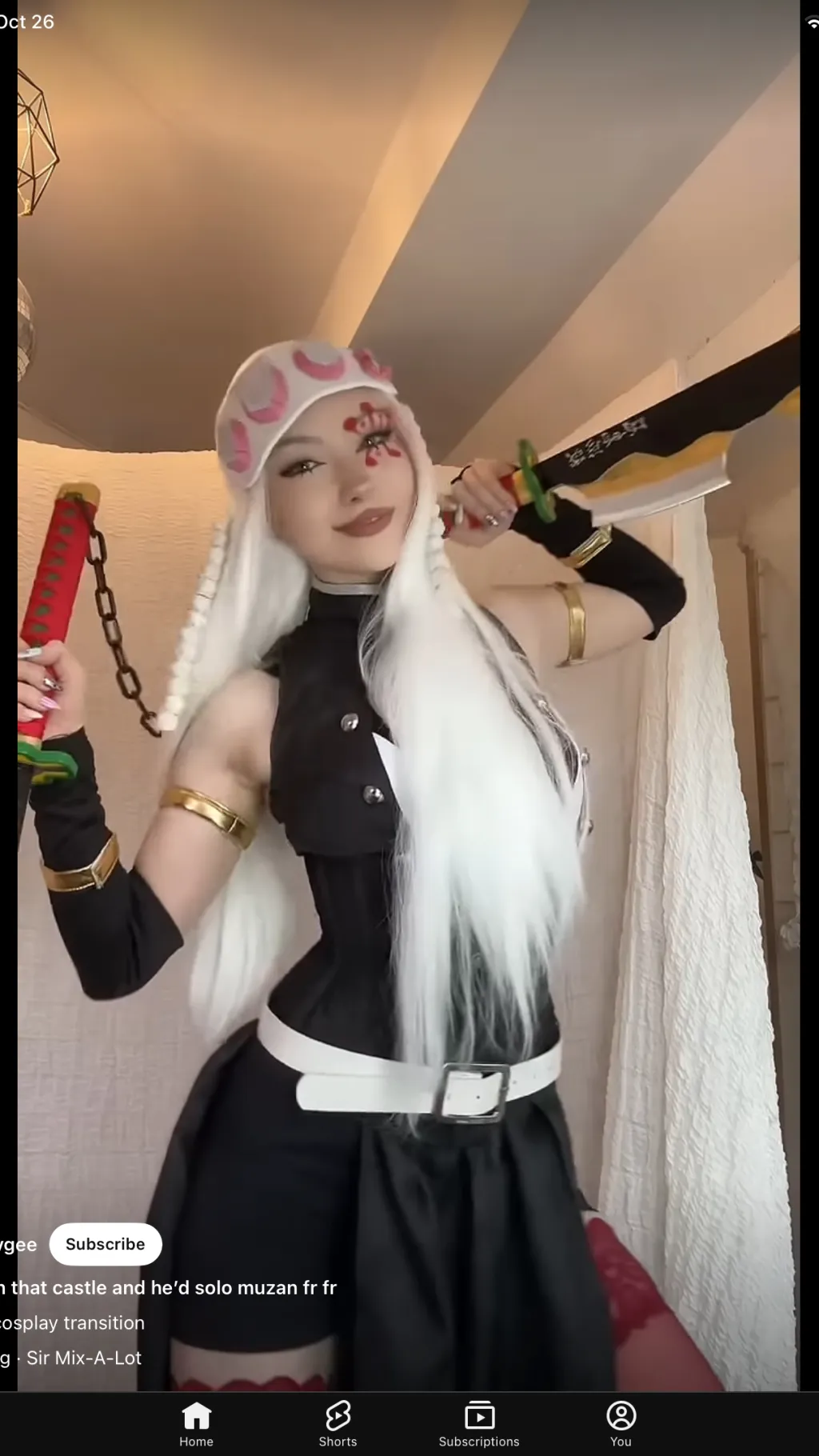 ai character: Tengens daughter  background