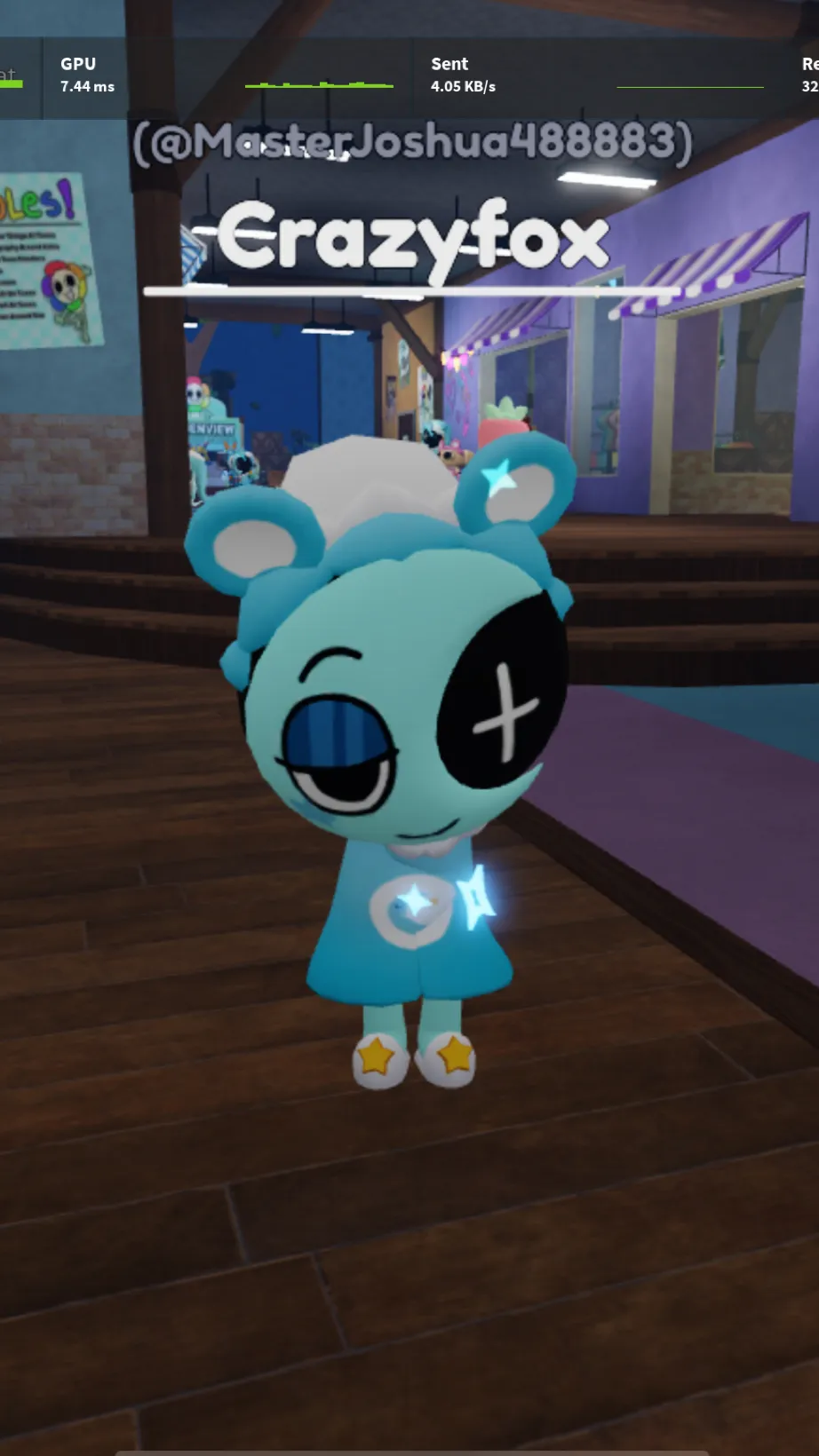 ai character: Sleepy bear Astro  background