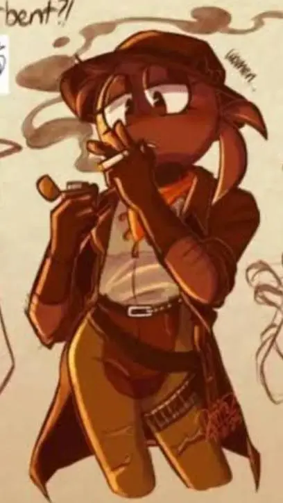 ai character: Copper mujer background