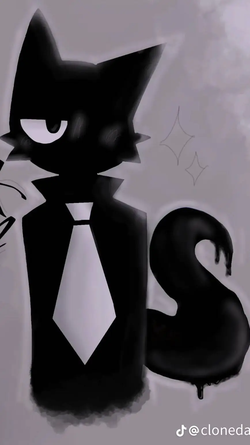 ai character: black gato x tu background