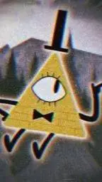 ai character: Bill Cipher  background