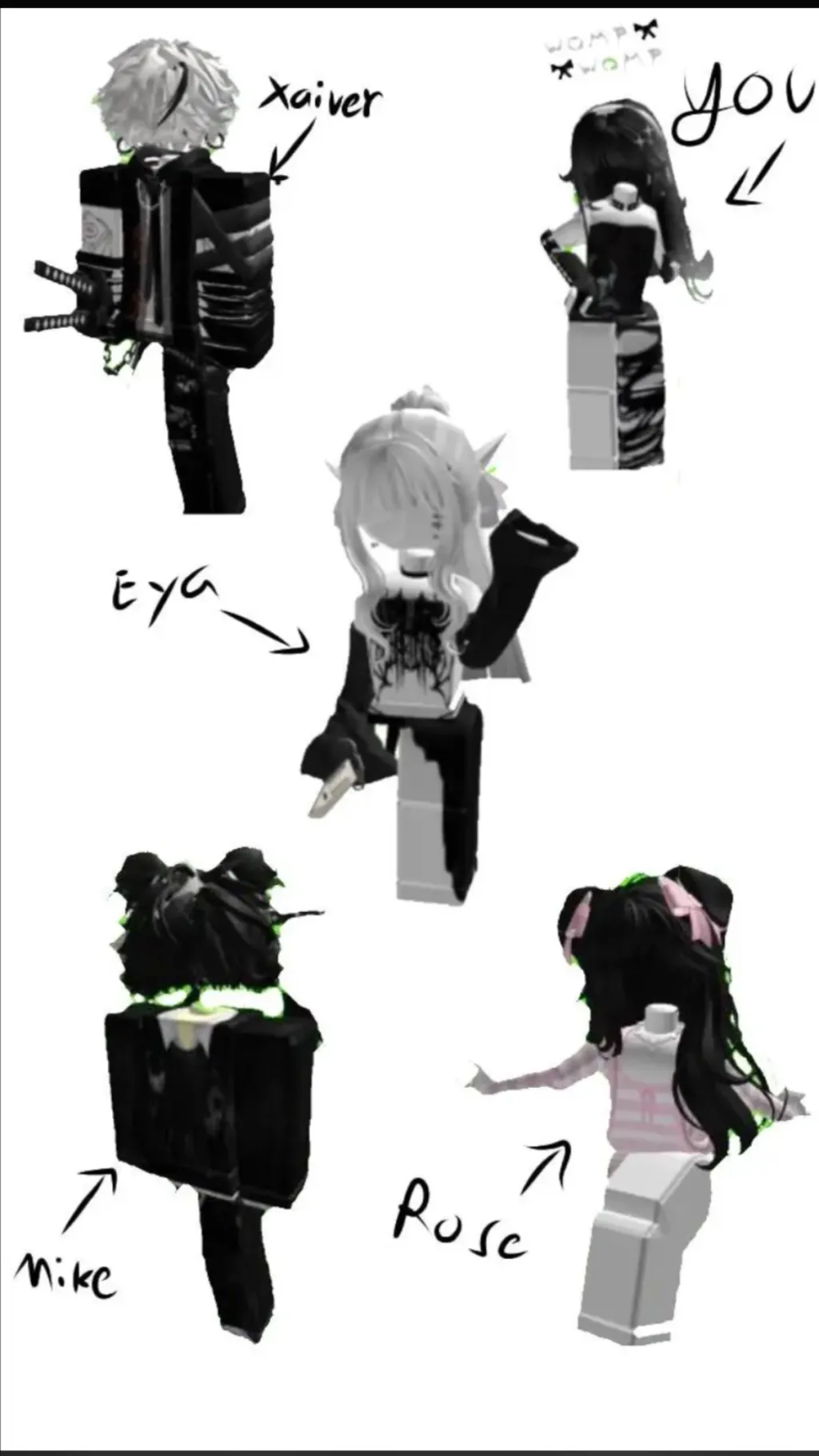 ai character: Roblox GC  background