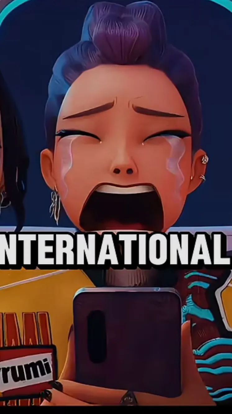 ai character: K-pop demon hunter background