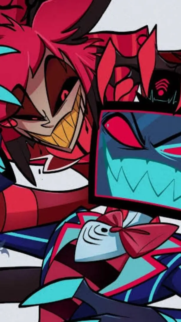 ai character: Alastor y vox  background