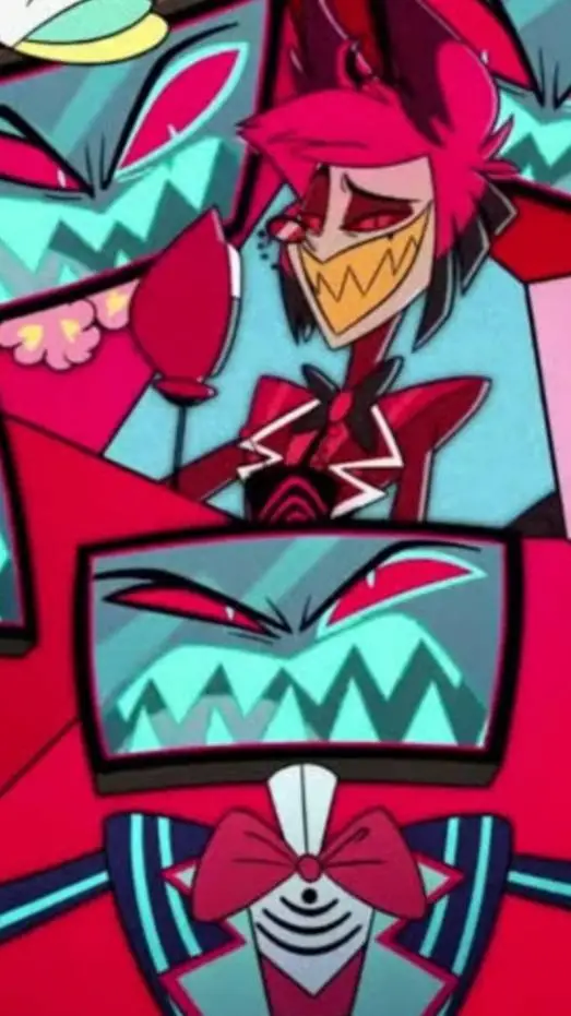 ai character: Hazbin abandonada background